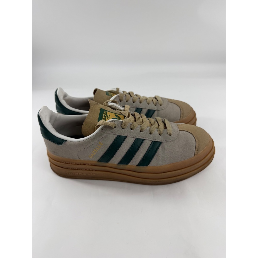Adidas Gazelle Bold Putty Mauve Collegiate Green Gum ID7056 Womens 7.5 Sneaker - Picture 3 of 7